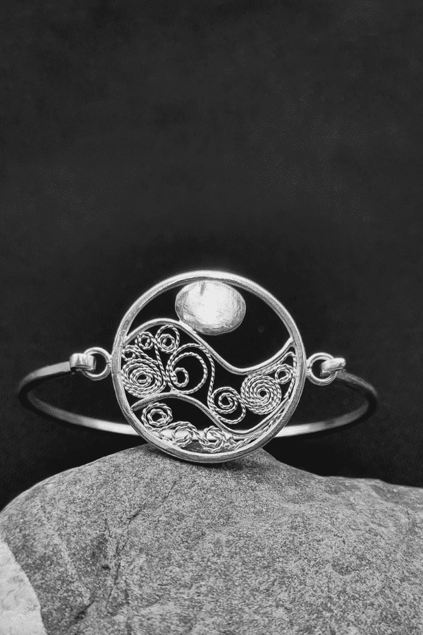 bracelet argent jonc