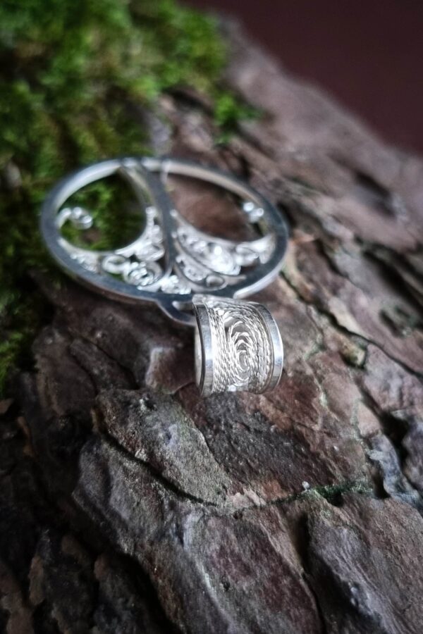 pendentif arbre de vie en argent filigrané