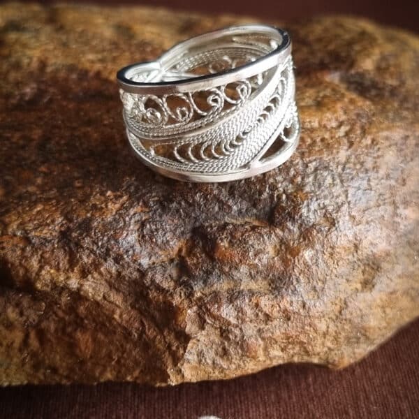 bague en filigrane argent