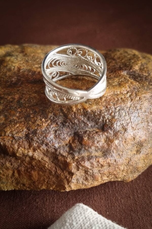 bague en filigrane argent