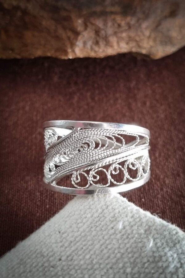 bague en filigrane argent