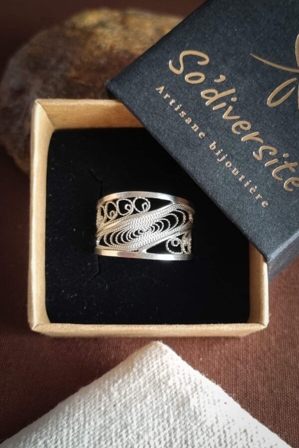 bague en filigrane argent