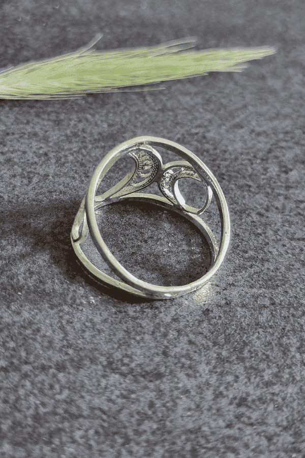 Bague croissant de lune