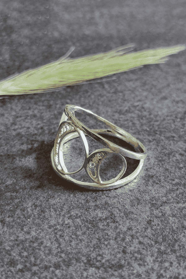 Bague croissant de lune