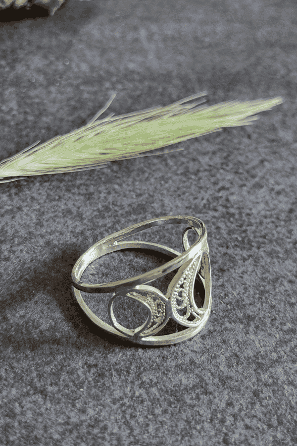 Bague croissant de lune