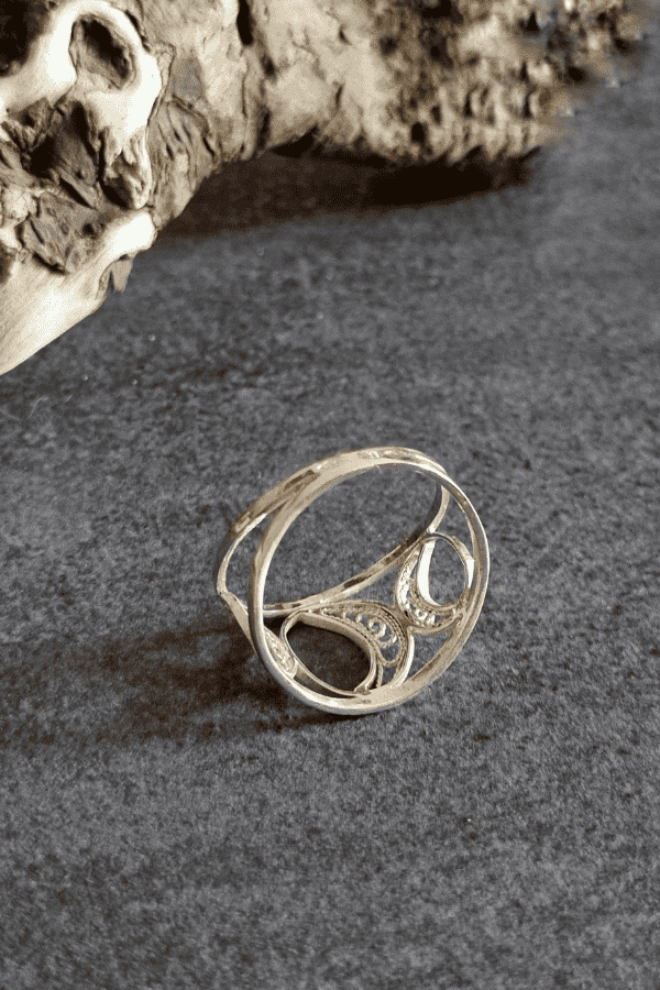 Bague croissant de lune
