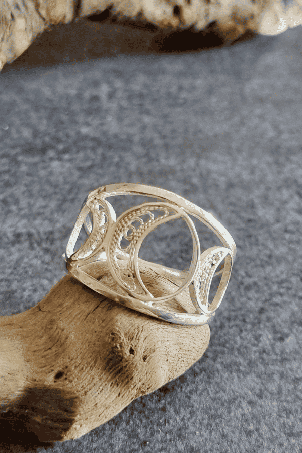 Bague croissant de lune