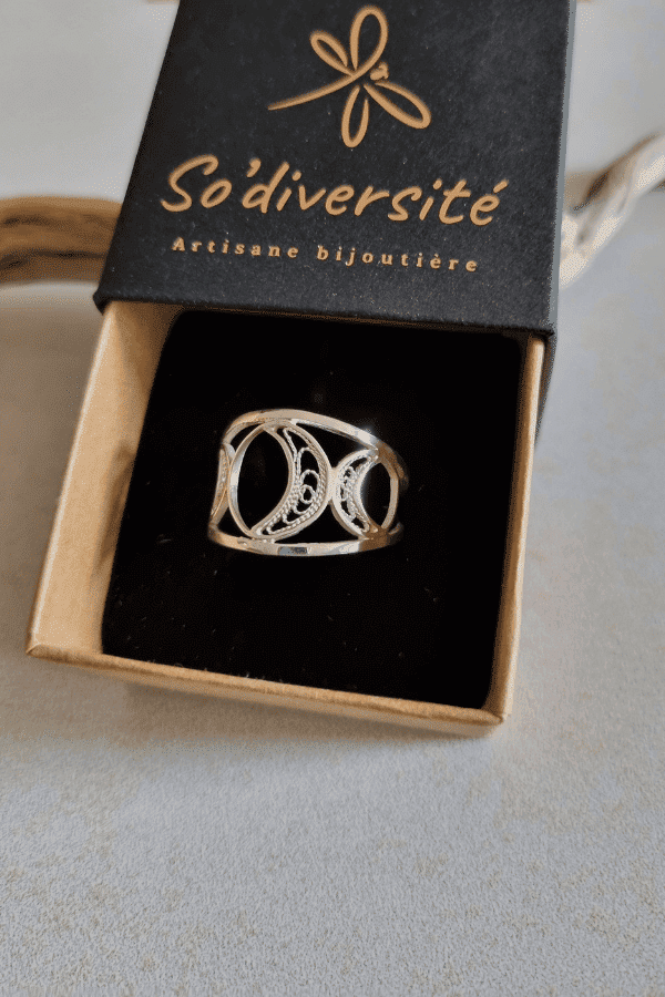 Bague croissant de lune