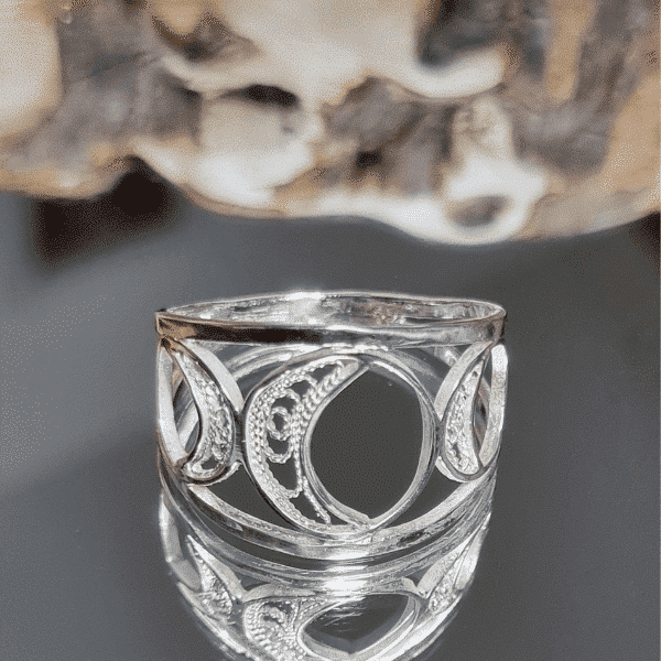 Bague croissant de lune