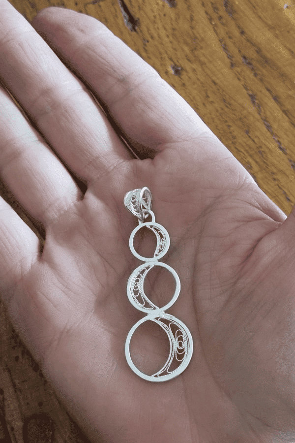 Pendentif croissant de lune