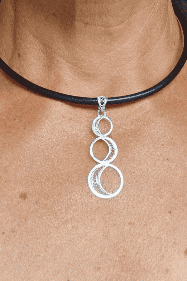 Pendentif croissant de lune