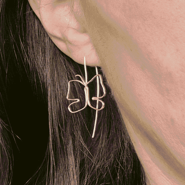 Boucles oreilles papillon